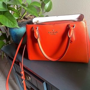 Orange Kate spade bag